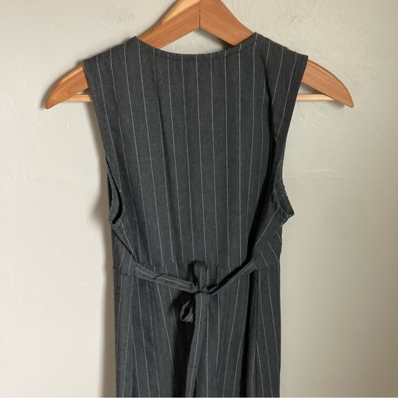 Vintage Gray Maxi Dress Size 5/6 - Picture 4 of 5